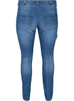 Zizzi Sanna jeans, Blue denim, Packshot image number 1