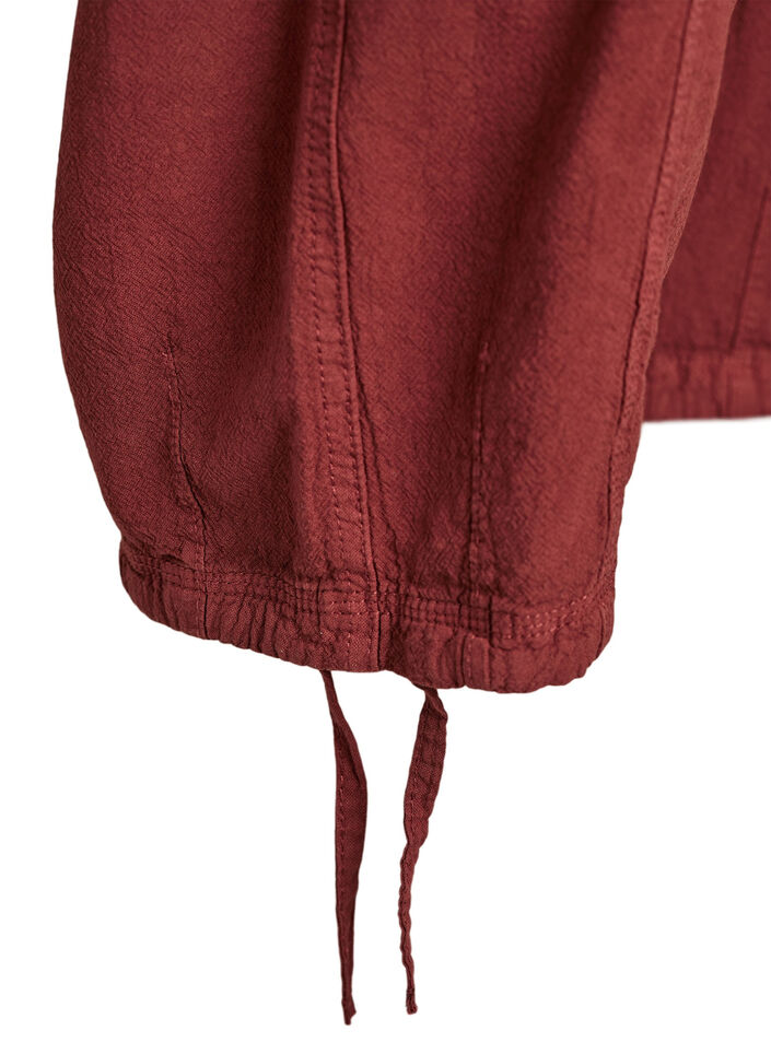 Capribukser i bomull, R&oslash;d, Packshot image number 3