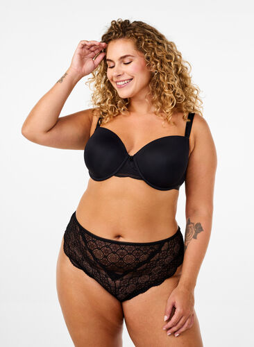 Zizzi Brasilianske blondetruser, Black, Model image number 0