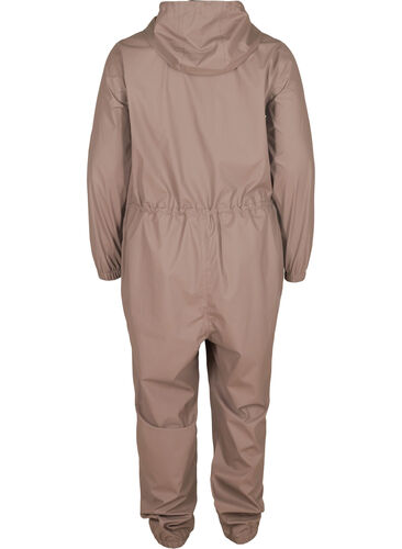 Regndress med hette og lommer, Iron, Packshot image number 1