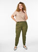 Slim fit bukser med cargolommer, Grønn, Model image number 0
