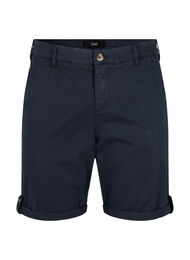 Chinoshorts med lommer, Navy Blazer