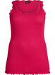 Topp med blondekant, Rosa, Packshot image number 0