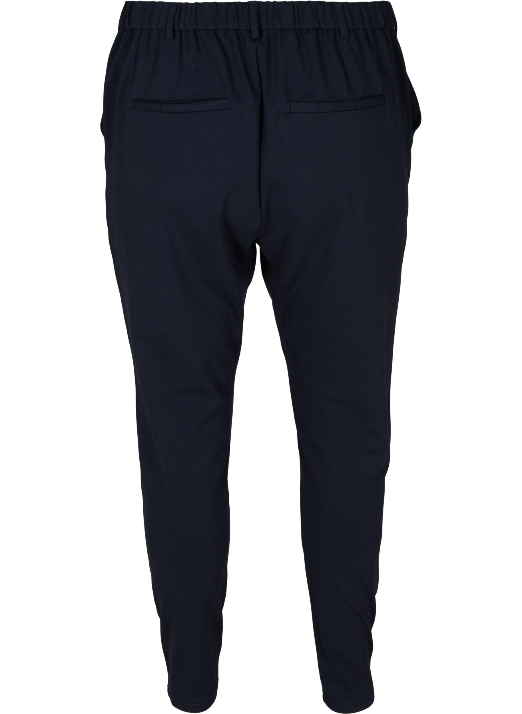 ZizziCropped Maddison bukser, Bl&aring;, Packshot image number 1