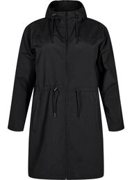 Flash - Lett parkas med hette, Black