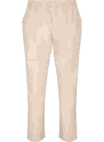 Bukser med vidde og lommer, Fog, Packshot image number 1