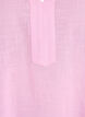 Bomullstunika med V-hals, Rosa, Packshot image number 2