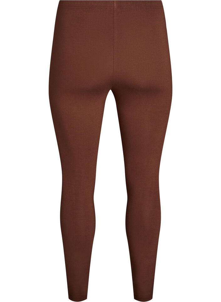 Basis leggings i viskose, Brun, Packshot image number 1