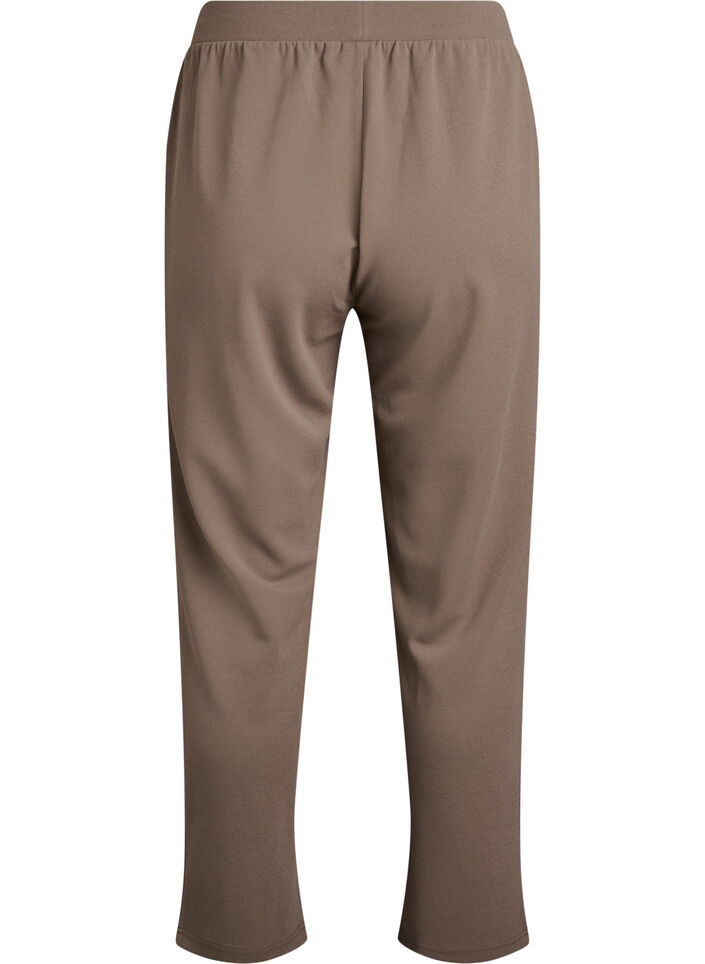 Bukser med rett passform, Beige, Packshot image number 1
