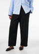 Loose fit jerseybukser med h&oslash;y midje, Svart, Model image number 2
