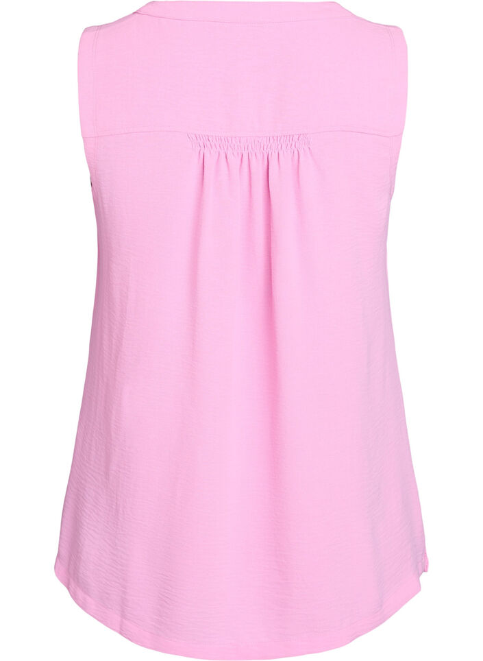 Ermel&oslash;s overdel med rynkedetaljer, Rosa, Packshot image number 1
