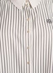 Loose fit stripet skjorte med vide mansjetter, Hvit, Packshot image number 2