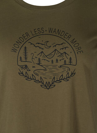 T-skjorte med trykk, Ivy Green WONDER, Packshot image number 2