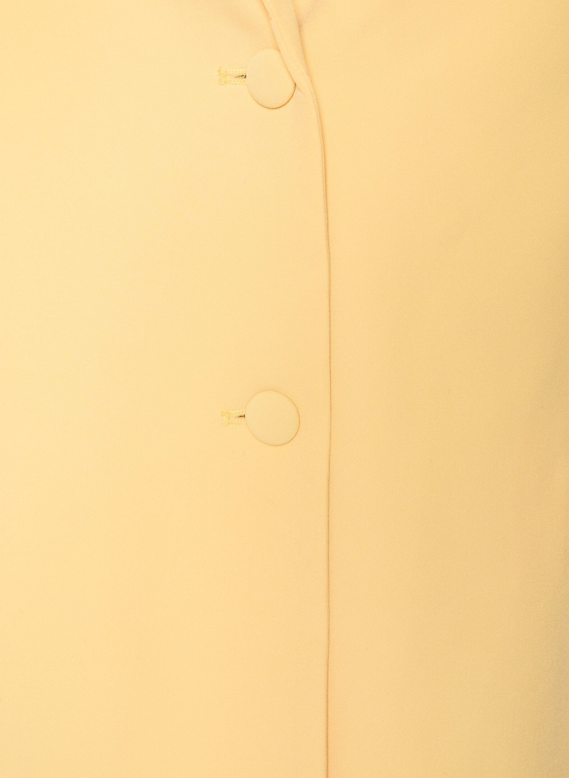 Zizzi Klassisk blazer med knappelukking, Gul, Packshot image number 2