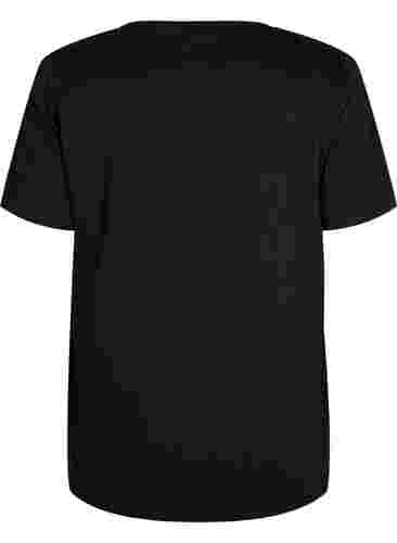 FLASH - T-skjorte med motiv, Black, Packshot image number 1