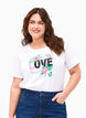 FLASH - T-skjorte med motiv, Bright White Love, Model image number 0