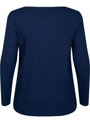 Nattskjorte med lange ermer, Navy Blazer, Packshot image number 1