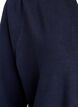 Lang, &aring;pen cardigan med lommer, Bl&aring;, Packshot image number 3