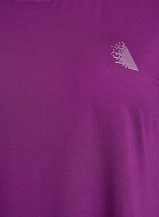 Zizzi Lang treningst-skjorte, Lilla, Packshot image number 2