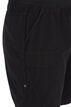 L&oslash;s shorts av bomull med lommer, Svart, Packshot image number 2