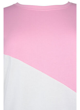 Genser med colour-block, C. Pink C. Blocking, Packshot image number 2