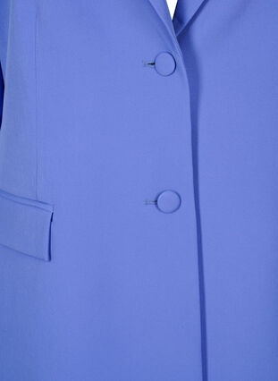 Klassisk blazer med knappelukking, Wedgewood, Packshot image number 2