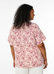 Kortermet bluse med rund hals, Rosa, Model image number 2