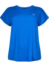 Kortermet trenings T-skjorte, Lapis Blue