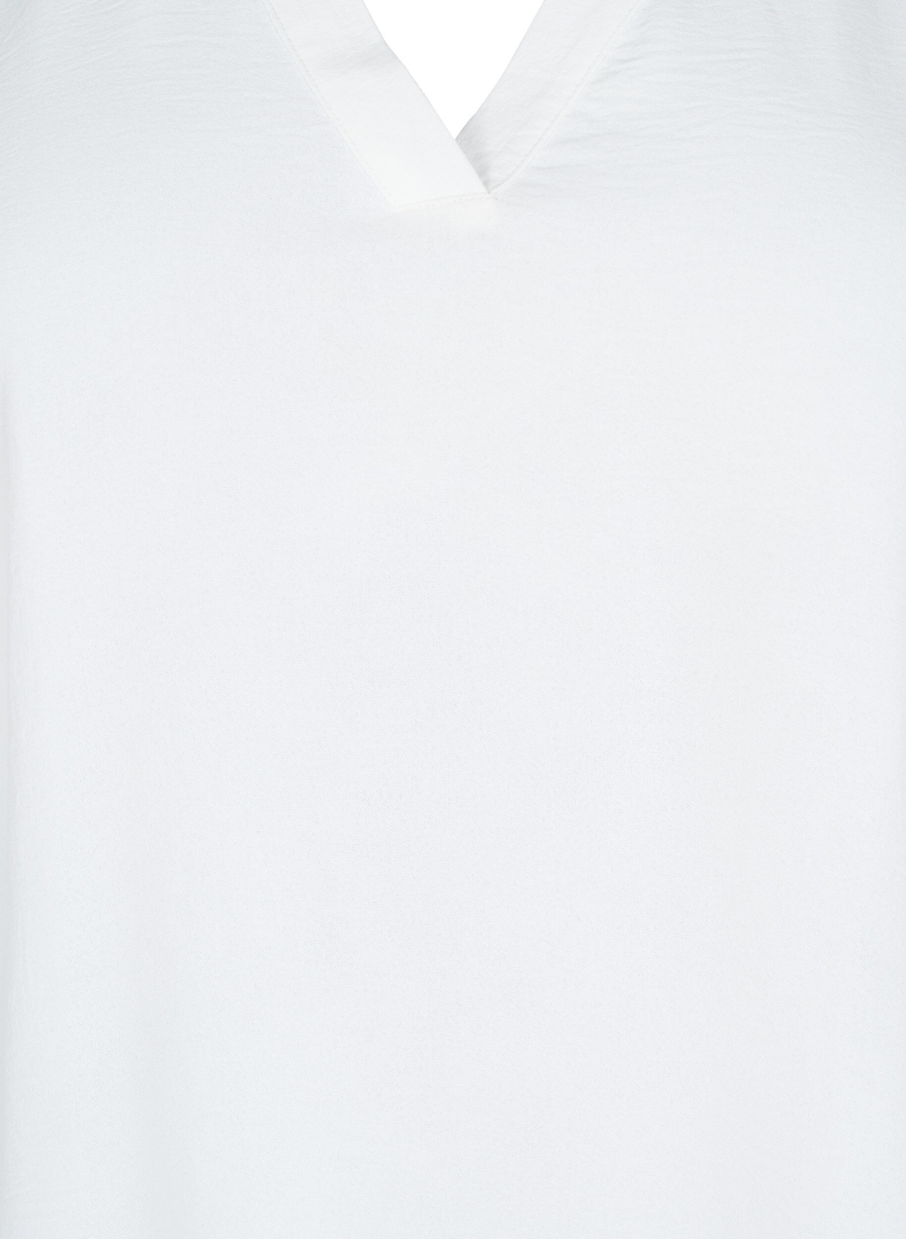 ZizziBluse med 3/4 ermer, Vanilje, Packshot image number 2