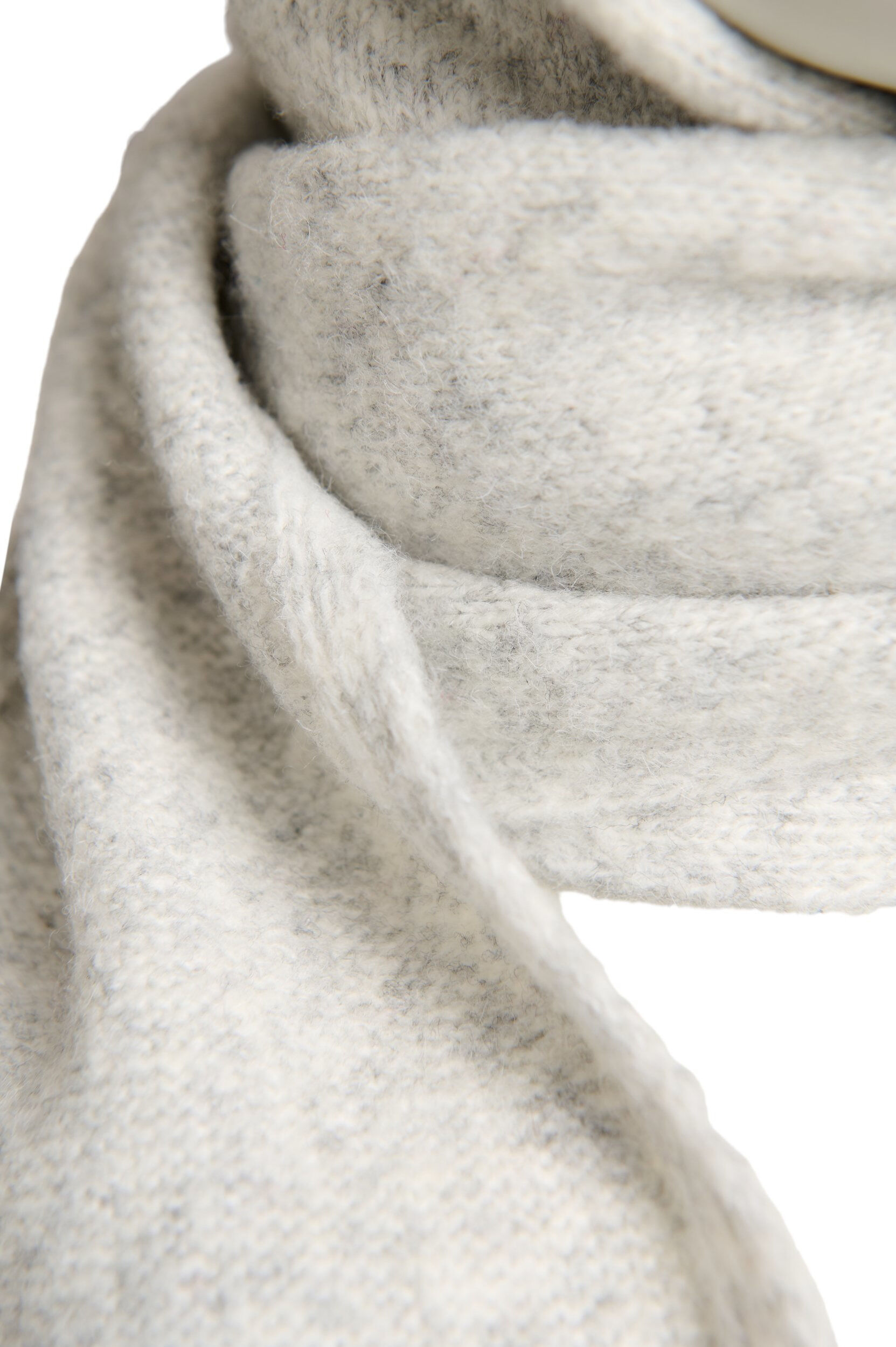 ZizziStrikket hette skjerf, Gr&aring;, Packshot image number 2