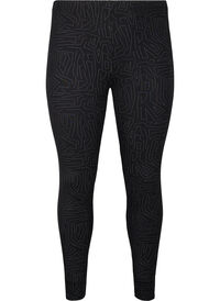 Viskose leggings med trykk