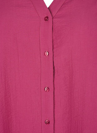 Zizzi Skjortebluse i viskose med 3/4 ermer, Malaga, Packshot image number 2