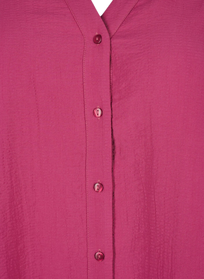 Skjortebluse i viskose med 3/4 ermer, Malaga, Packshot image number 2