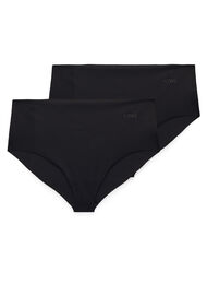 2-pakning usynlige trenings-truser, Black
