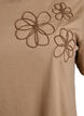T-skjorte med dekorative detaljer, Beige, Packshot image number 2