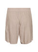 H&oslash;ymidjede shorts i lin og viskose, Beige, Packshot image number 1