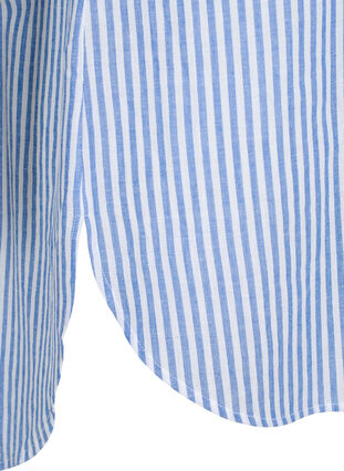 Stripete tunika med V-hals og knapper, Surf the web Stripe, Packshot image number 3