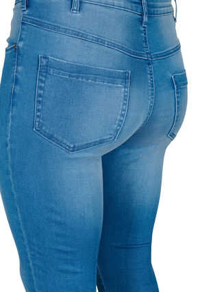 Super slim Amy jeans med høyt liv, Light blue, Packshot image number 3