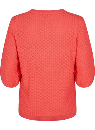 Mønstret strikkegenser med 3/4-ermer, Dubarry, Packshot image number 1