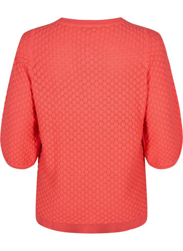 Mønstret strikkegenser med 3/4-ermer, Dubarry, Packshot image number 1