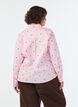 Skjorte med broderte blomster, Rosa, Model image number 2