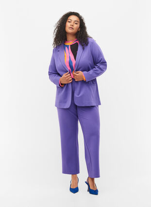 Bukser med vidde og lommer, Ultra Violet, Model image number 0