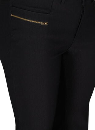Zizzi Bukser med bootcut, Svart, Packshot image number 2