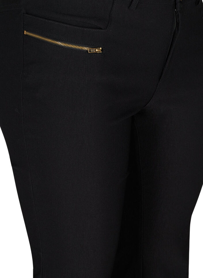 Bukser med bootcut, Svart, Packshot image number 2