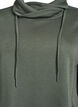 FLASH - Kort genserkjole med høy hals og lommer, Grønn, Packshot image number 2