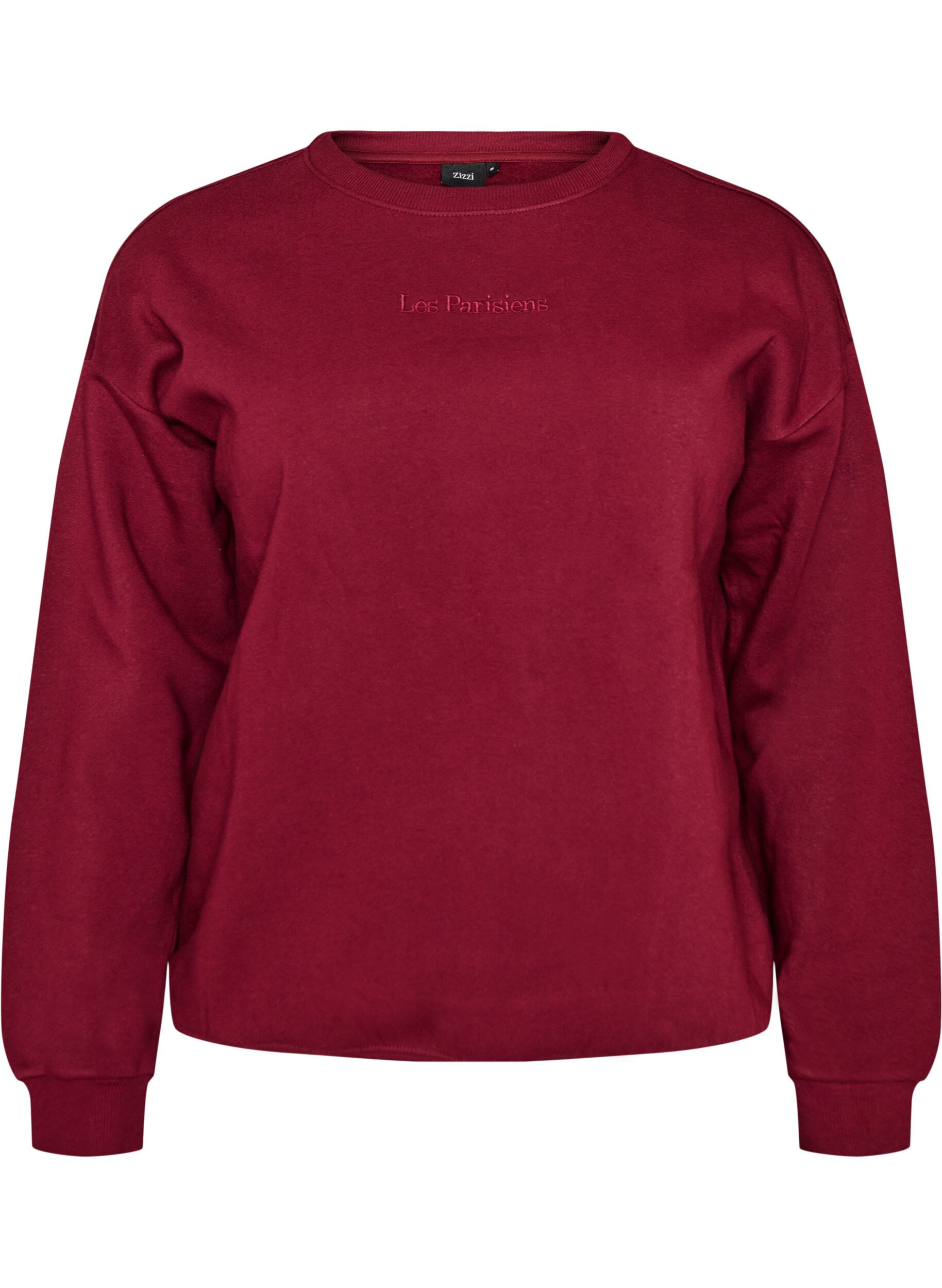 ZizziGenser med teksttrykk, R&oslash;d, Packshot image number 0