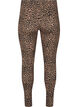 Viskose leggings med leopardmønster, Svart, Packshot image number 1