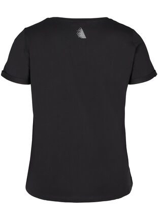 T-skjorte til trening med print, Black LMGT, Packshot image number 1