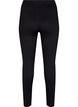 Leggings med stretch og ribbet struktur, Black, Packshot image number 1