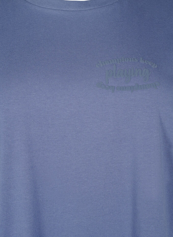 Sporty T-skjorte i økologisk bomull, Vintage In W. Champ, Packshot